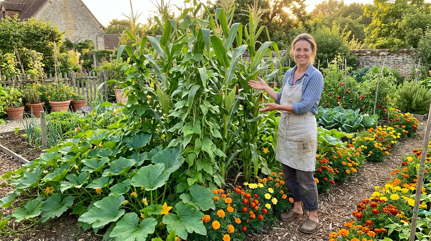 Compagnonnage des légumes au potager