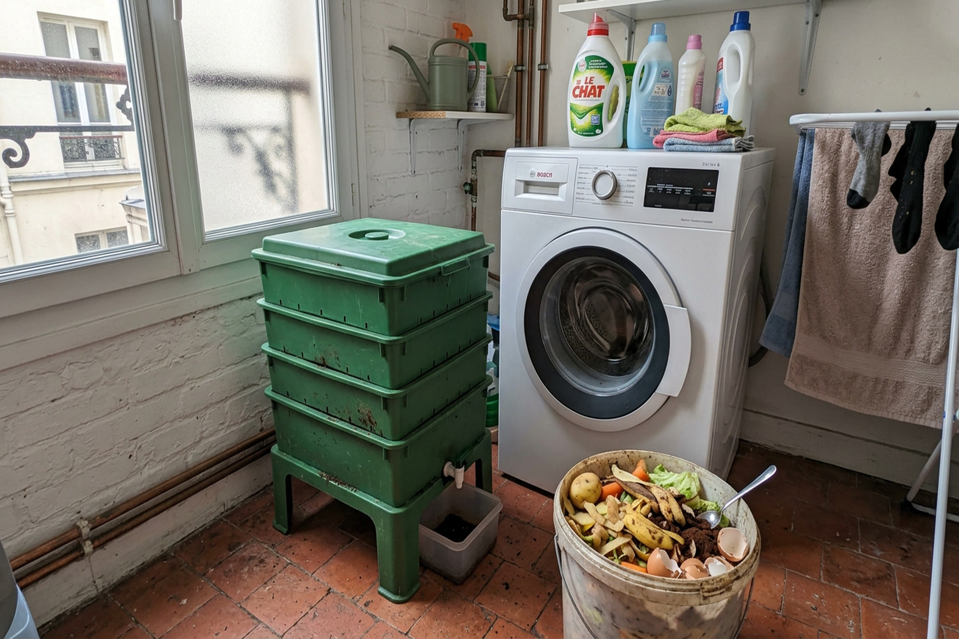 Compost en appartement : composter sans jardin