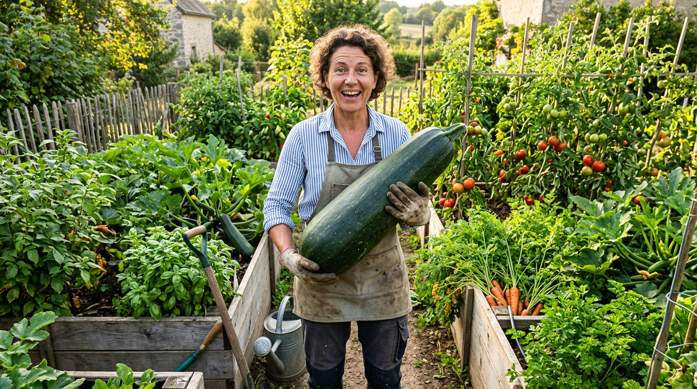 Courgette géante au potager : que faire