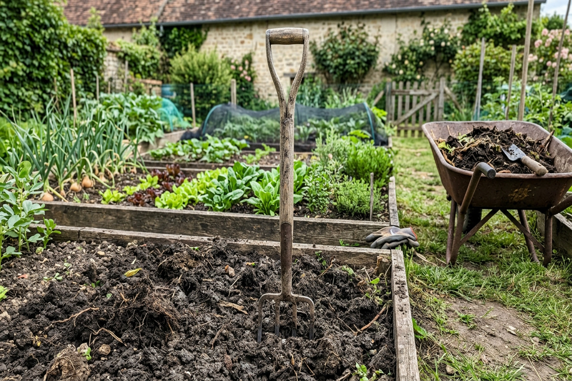 Préparer la terre avant le potager : guide