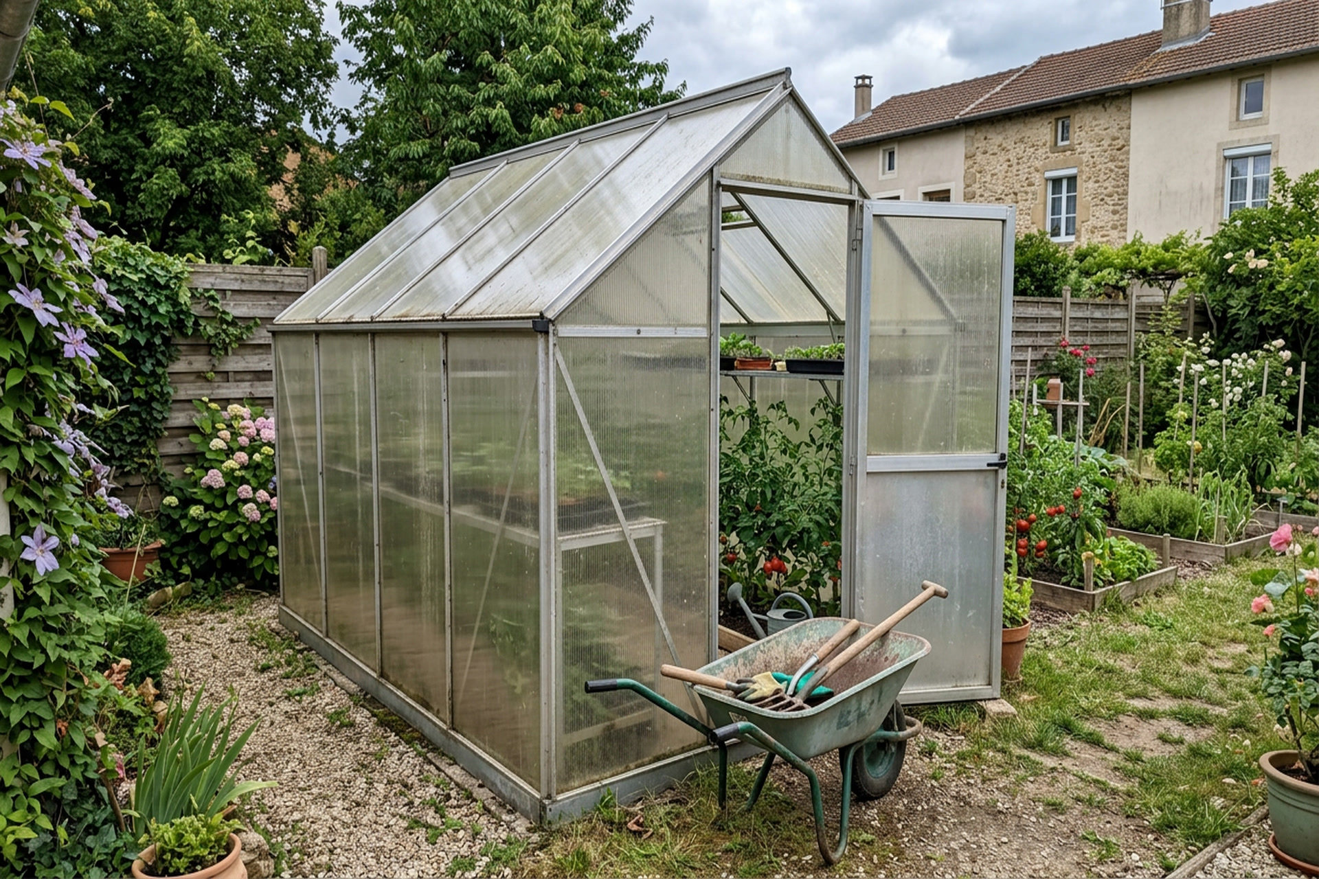 Serre de jardin : bâche ou polycarbonate ?