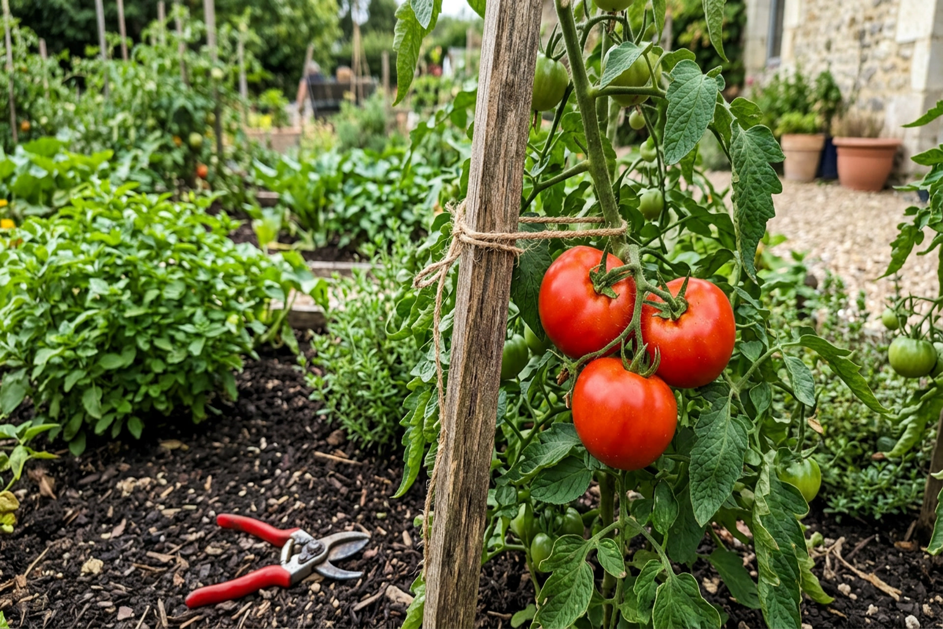 Tomate : quand planter, comment tuteurer, erreurs à éviter