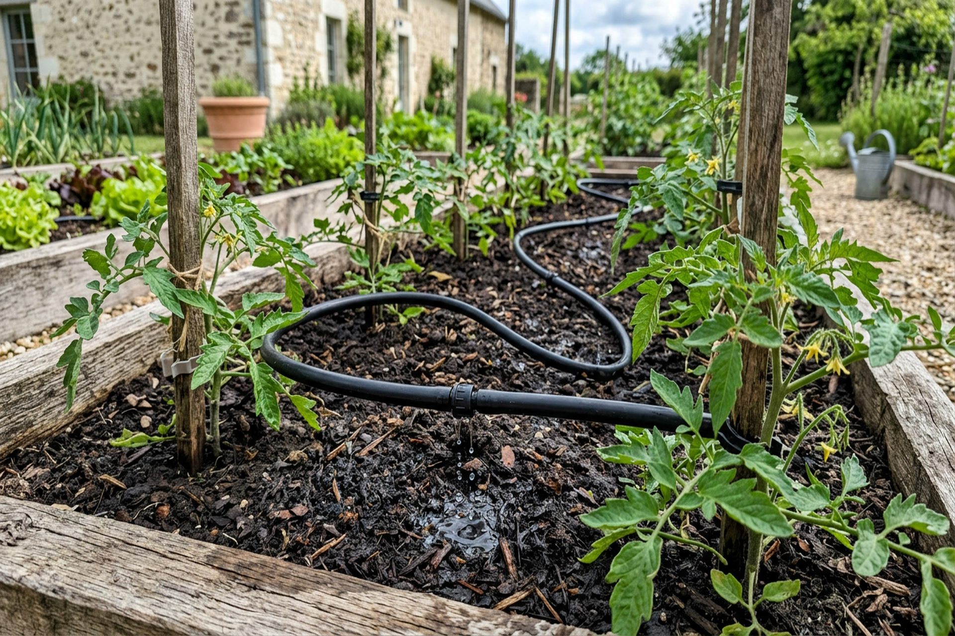 Arrosage goutte-à-goutte : guide pas à pas