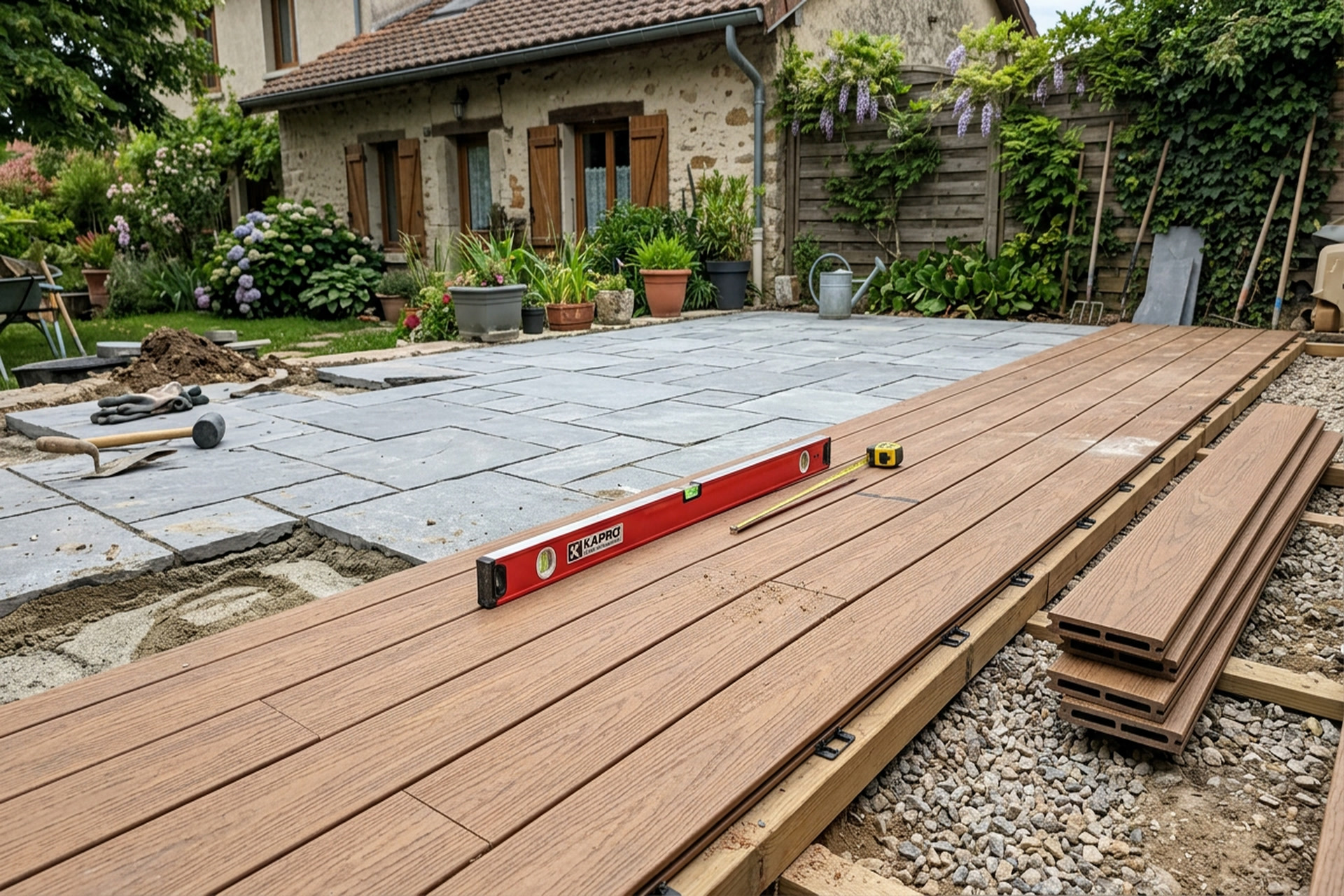 Terrasse bois ou dalles : que choisir ?
