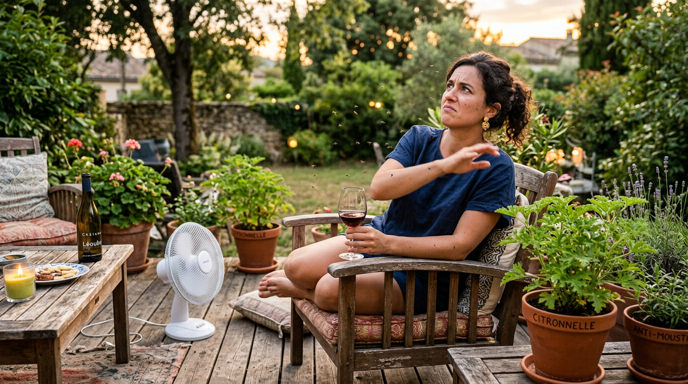 Moustiques terrasse : solutions naturelles