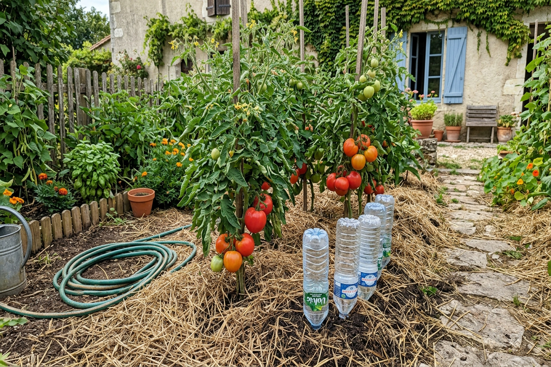 Potager en août : que faire en vacances