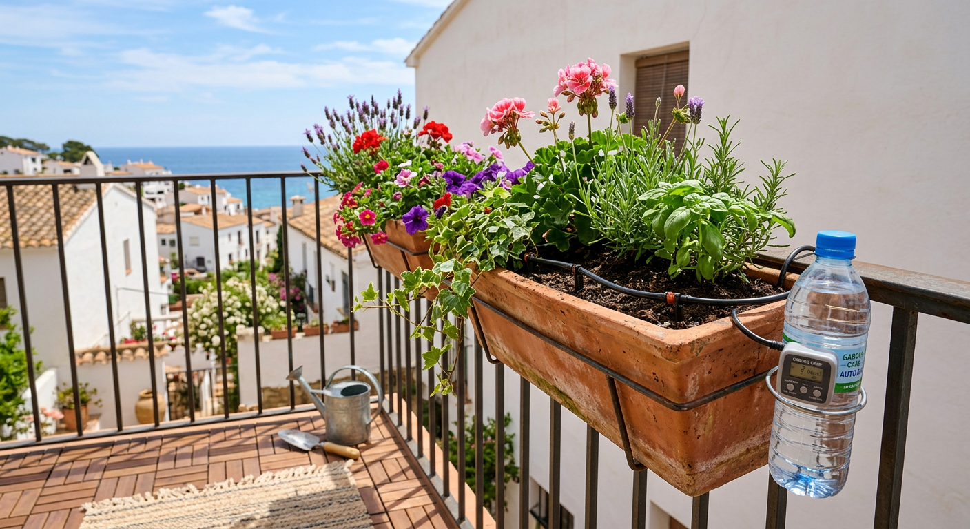 Arrosage automatique jardinière : solutions vacances