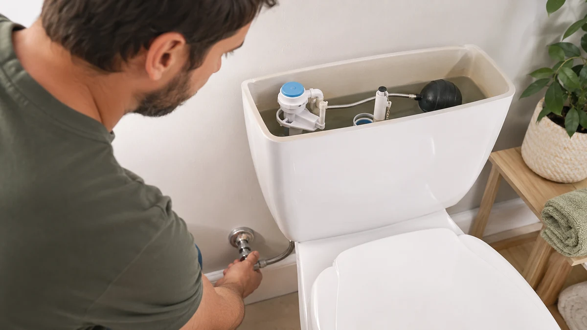 Chasse d’eau qui coule en continu : trouver la pièce en cause