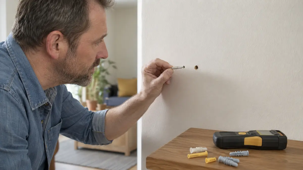 Cheville qui tourne dans le mur : pourquoi et comment la reprendre