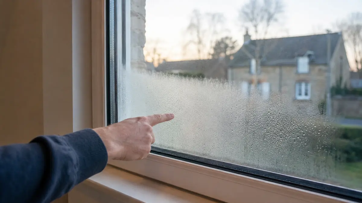 Condensation entre les vitres d’un double vitrage : que faire ?