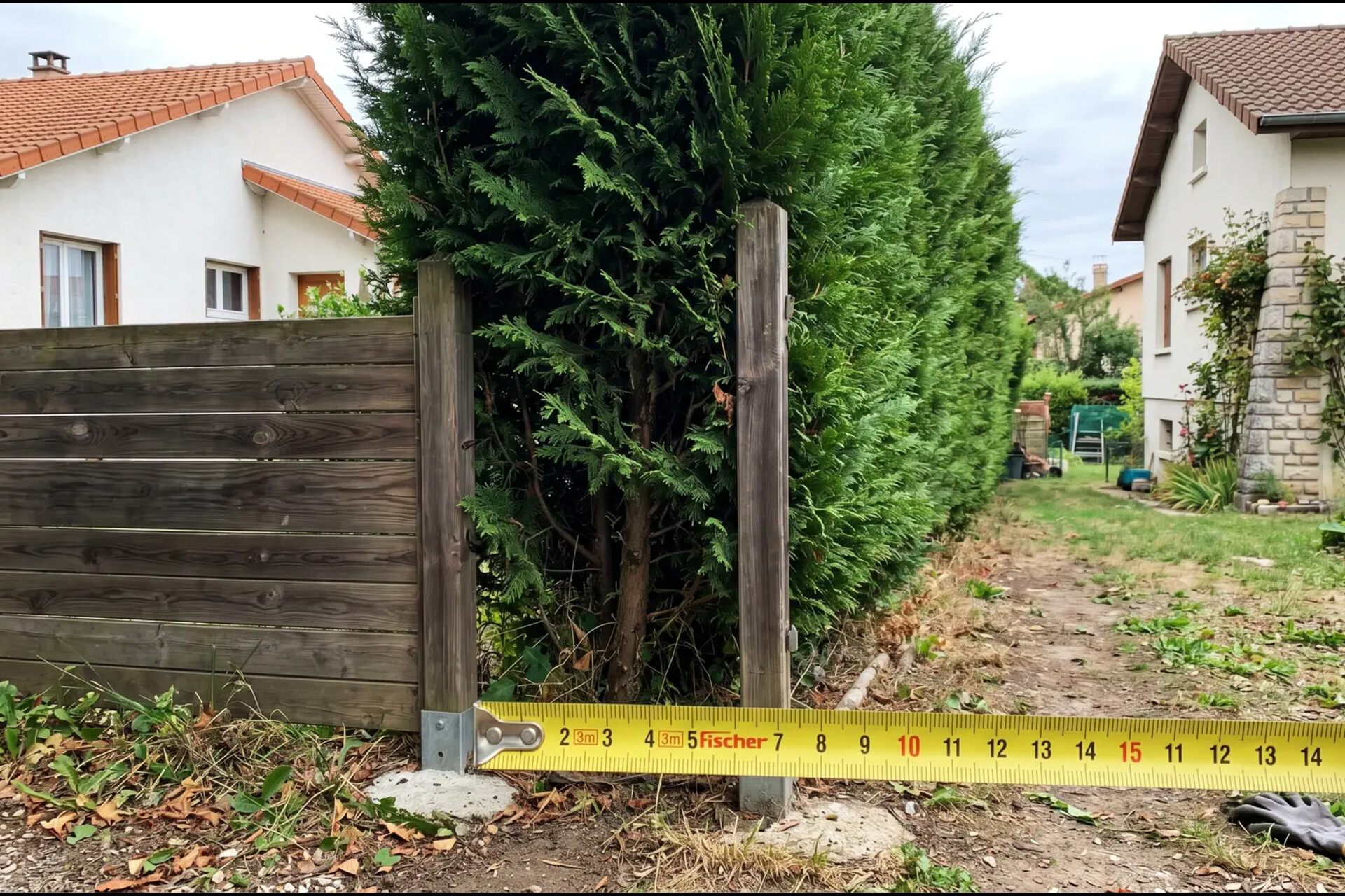 Planter une haie de jardin : distances et règles voisin (2026)