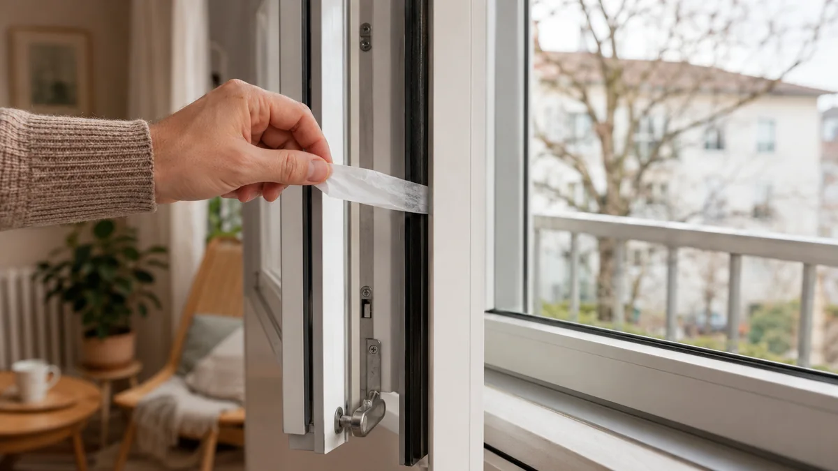 Fenêtre qui laisse passer l’air : trouver la fuite et la corriger