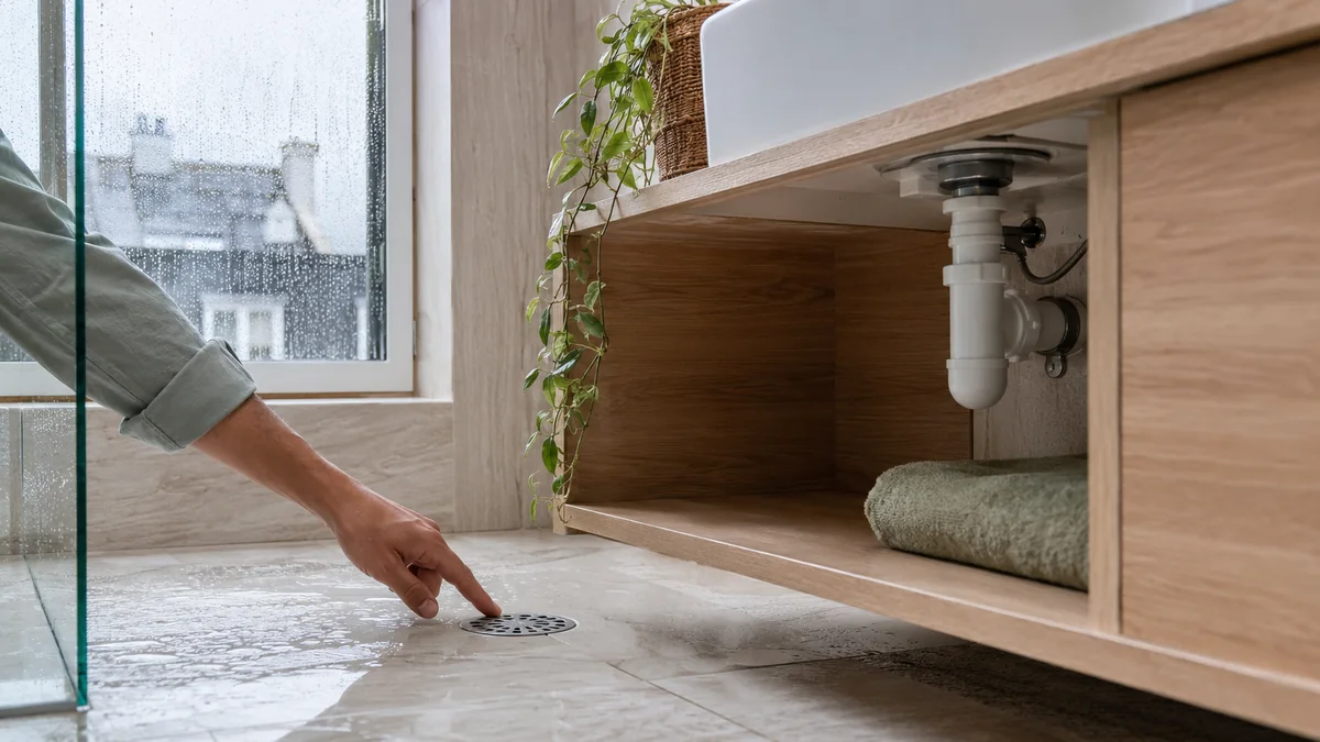 Odeur d’égout dans la salle de bain quand il pleut : causes