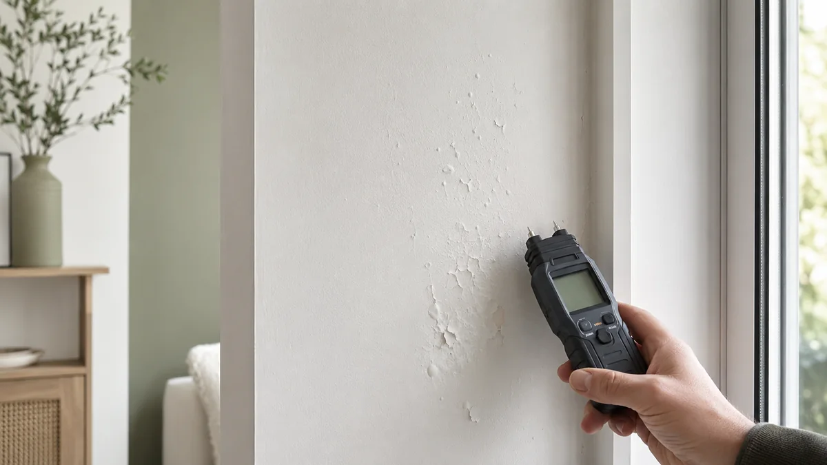 Peinture qui cloque sur un mur : trouver la cause avant de repeindre