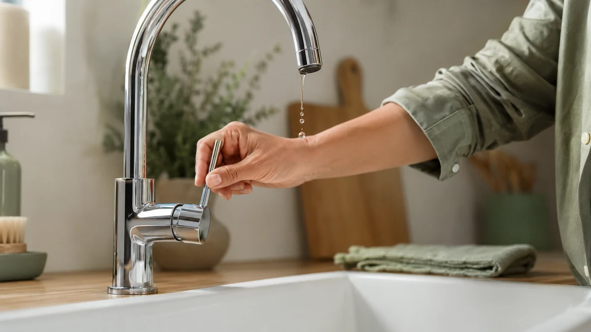 Robinet qui goutte après fermeture : diagnostic et réparation